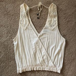 Cropped tank blouse